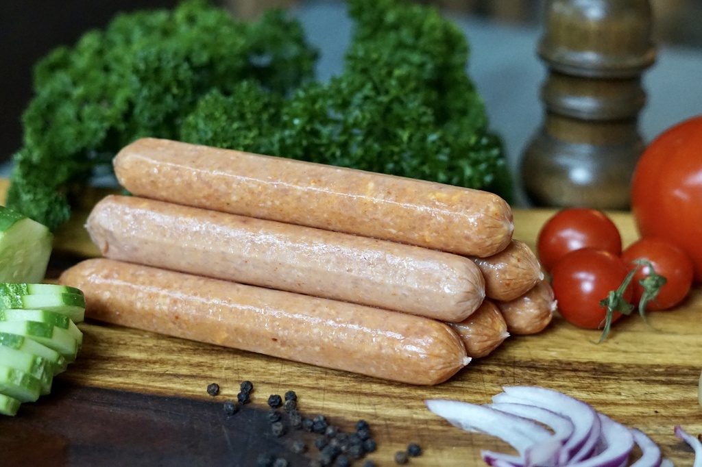 Pork Hot Dogs with Cheese