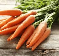 Bunch of Fresh Carrots